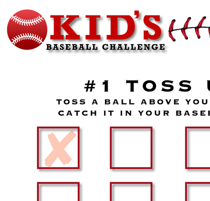 Kids Baseball Challenge set of 10