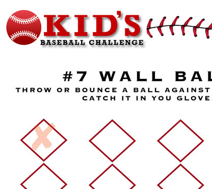 Kids Baseball Challenge set of 10