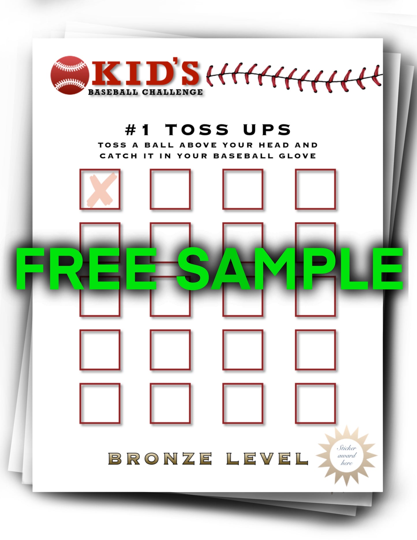 free downloads -Beginner Challenge #1 Toss Ups, #2 Grounders and #4 Longest Ball